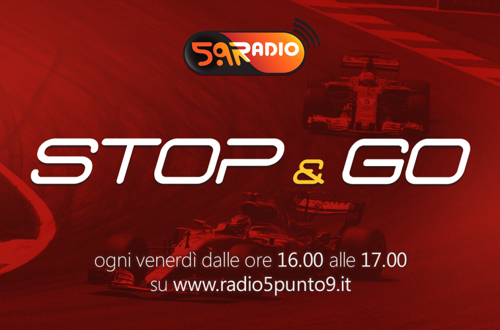 "Stop&Go" live venerdì 14 luglio alle ore 16.00 su Radio 5.9
