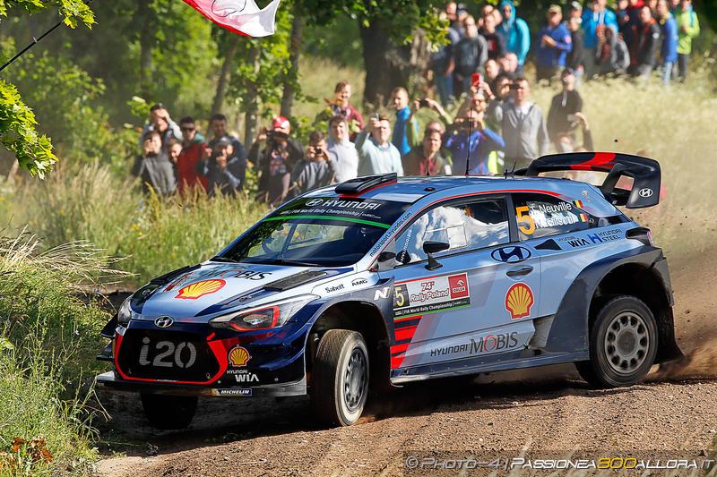 WRC | Polonia: Neuville vince dopo il botto di Tänak, doppietta Hyundai