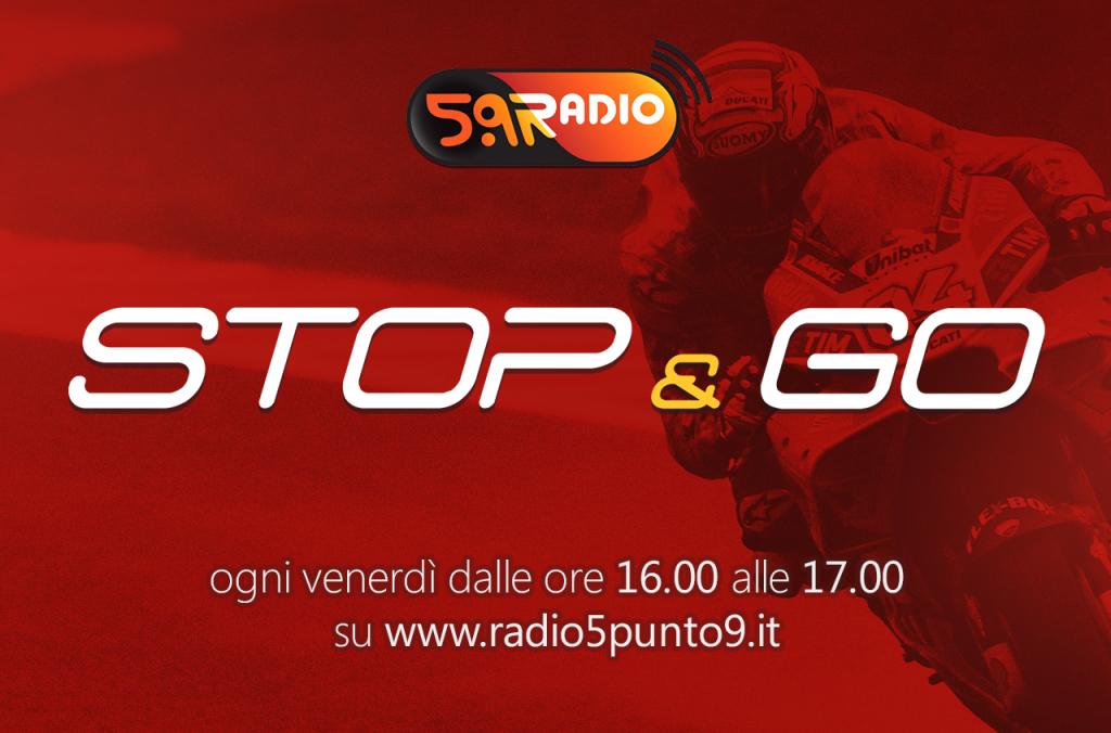 "Stop&Go" live venerdì 20 ottobre alle ore 16.00 su Radio 5.9