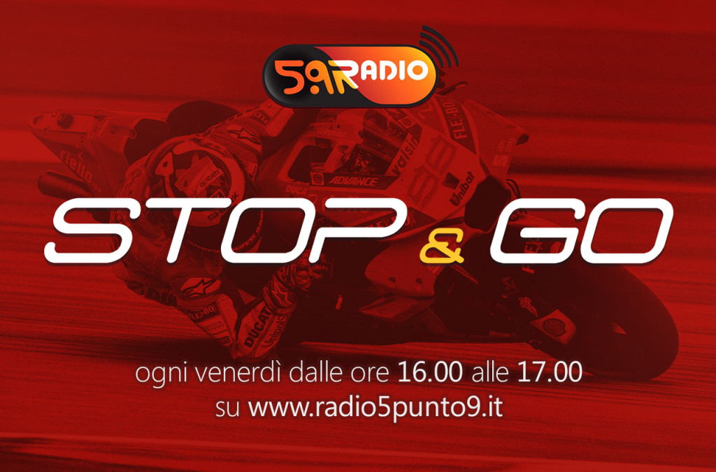 "Stop&Go" live venerdì 2 febbraio alle ore 16.00 su Radio 5.9