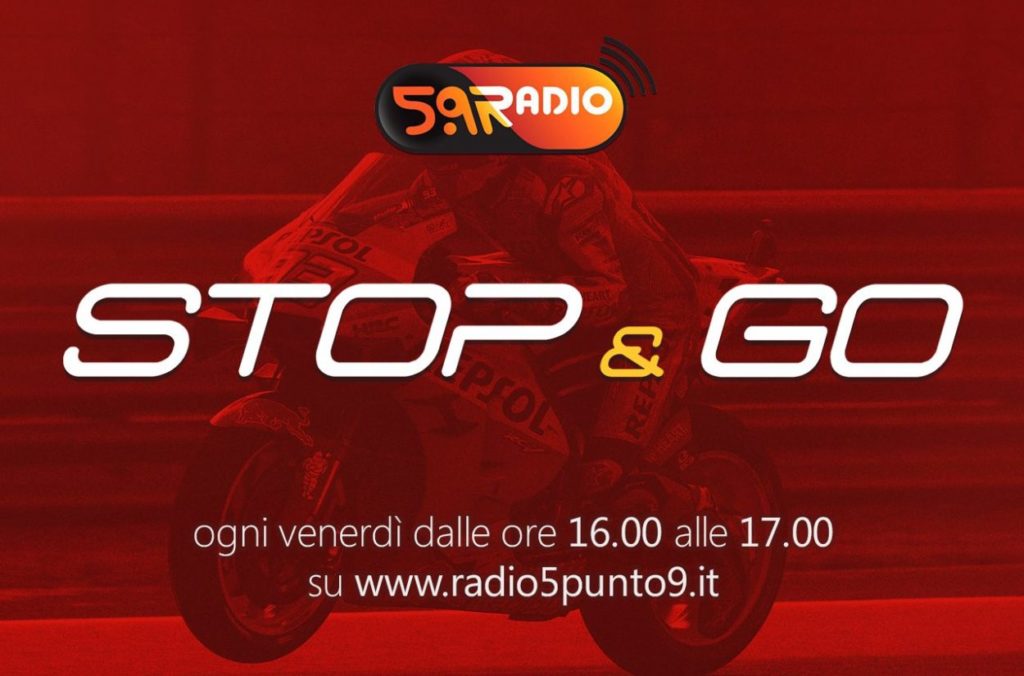 "Stop&Go" live venerdì 4 ottobre alle ore 16:00 su Radio 5.9