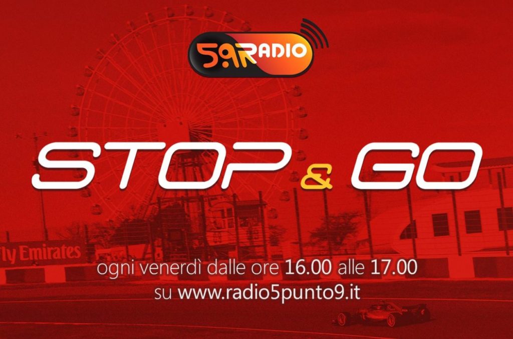 "Stop&Go" live venerdì 11 ottobre alle ore 16:00 su Radio 5.9