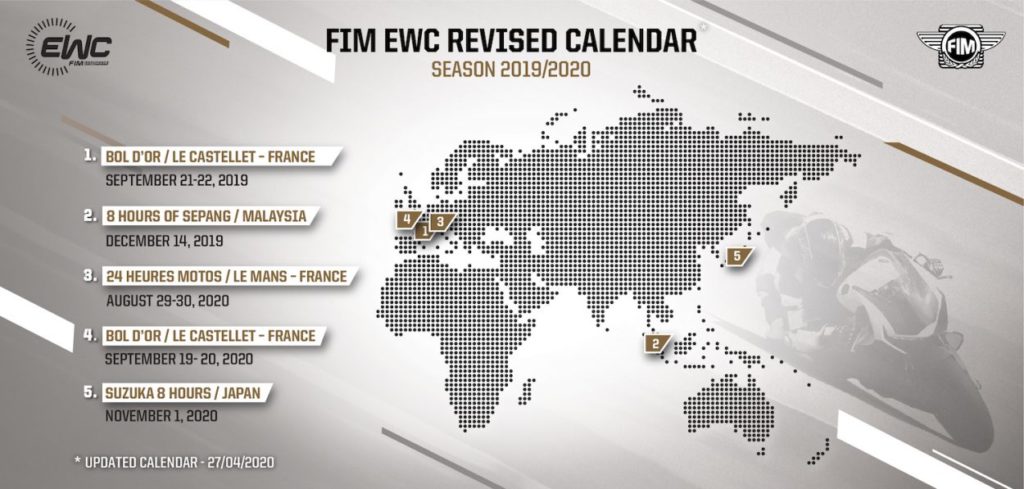 EWC | 8 Ore di Suzuka posticipata al 1° novembre EWC | 8 Ore di Suzuka posticipata al 1° novembre