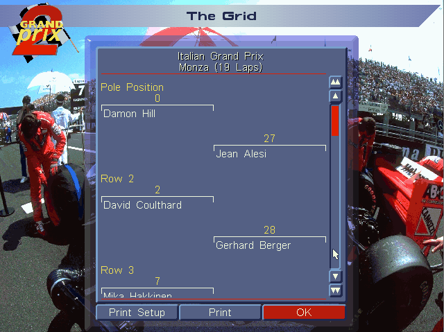 1996: Grand Prix 2 diventa il punto di riferimento dei giochi di F1 1996: Grand Prix 2 diventa il punto di riferimento dei giochi di F1
