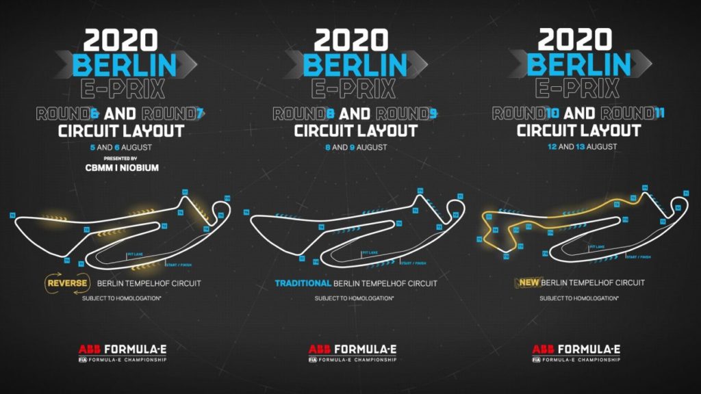 Formula E | Svelati i tre layout per l'ePrix di Berlino Formula E | Svelati i tre layout per l'ePrix di Berlino