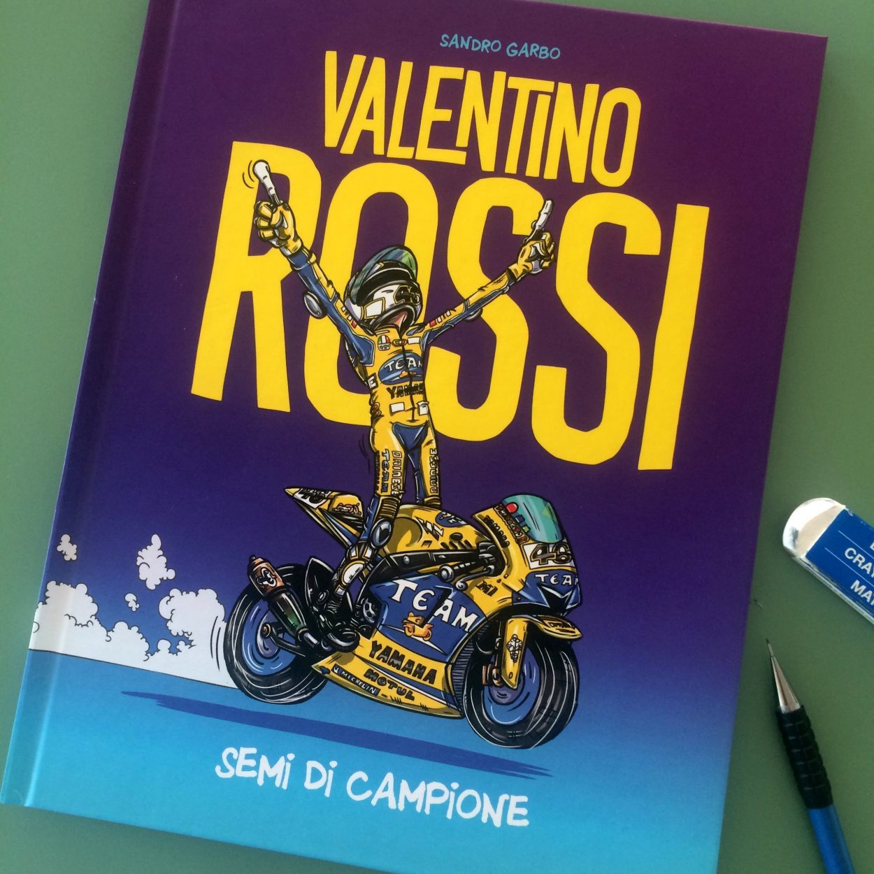 Sandro Garbo presenta "Semi di Campione", la nuova Graphic Novel su Valentino Rossi