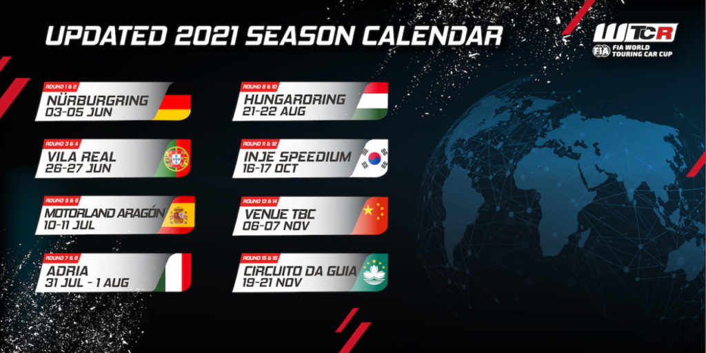 WTCR | Modificato il calendario 2021: Adria al posto dello Slovakia Ring, Ungheria posticipata WTCR | Modificato il calendario 2021: Adria al posto dello Slovakia Ring, Ungheria posticipata