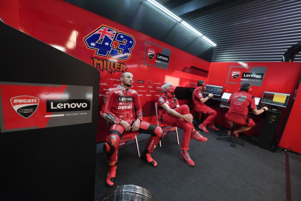 MotoGP | GP San Marino 2021, Miller (Ducati): "Ho iniziato ad avvertire vibrazioni al posteriore"