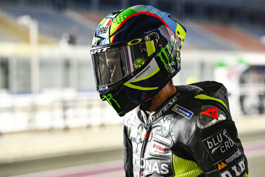 MotoGP | GP Doha 2021, Rossi (Yamaha Petronas): "Partire dalle retrovie è davvero difficile"
