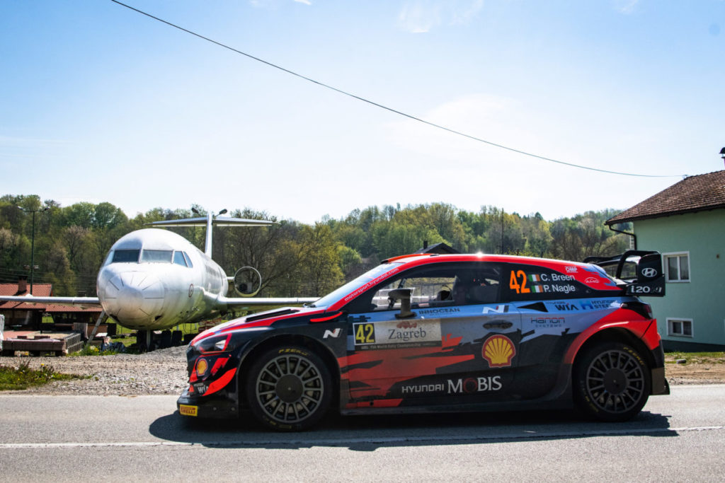 WRC | Rally di Croazia 2021, Breen (Hyundai): "La nostra corsa è finita con la foratura di sabato"