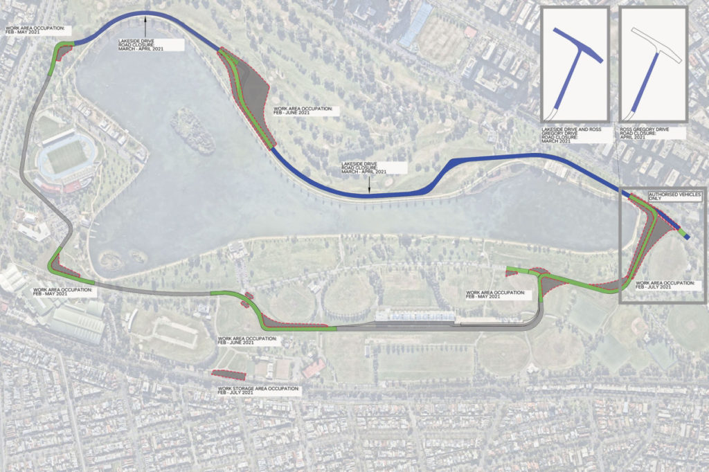 F1 | Modificato il layout della pista di Melbourne