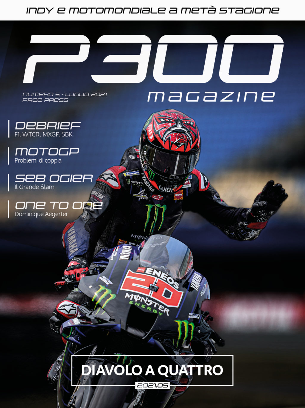 "Diavolo a quattro": il numero 2021.05 di P300 Magazine è online! Scaricalo gratis dal nostro store