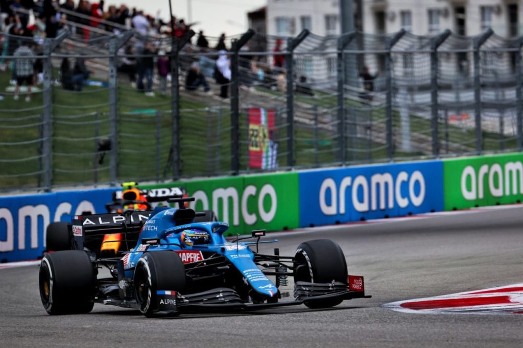 F1 | GP Russia 2021, Gara, Alonso: "Sesto posto un buon risultato"