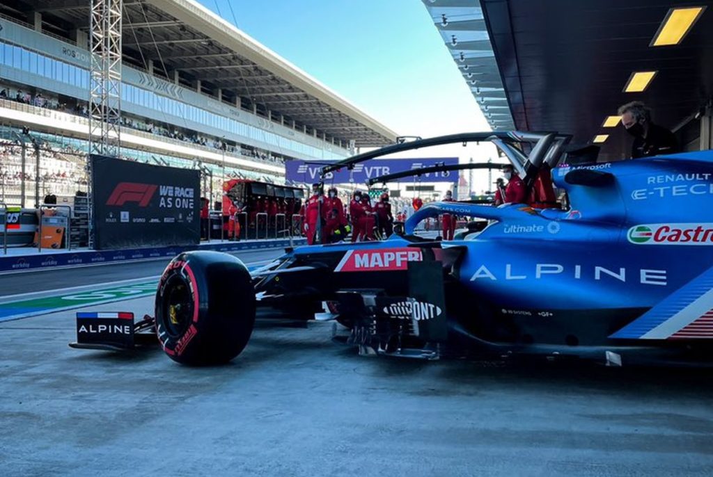 F1 | GP Russia 2021, Libere, Alonso: "La macchina sembra andar bene qui a Sochi"