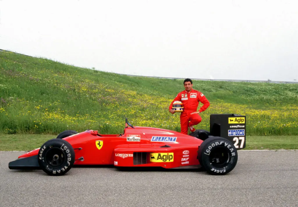 La Ferrari F1-87 e la mattina rossa di Suzuka
