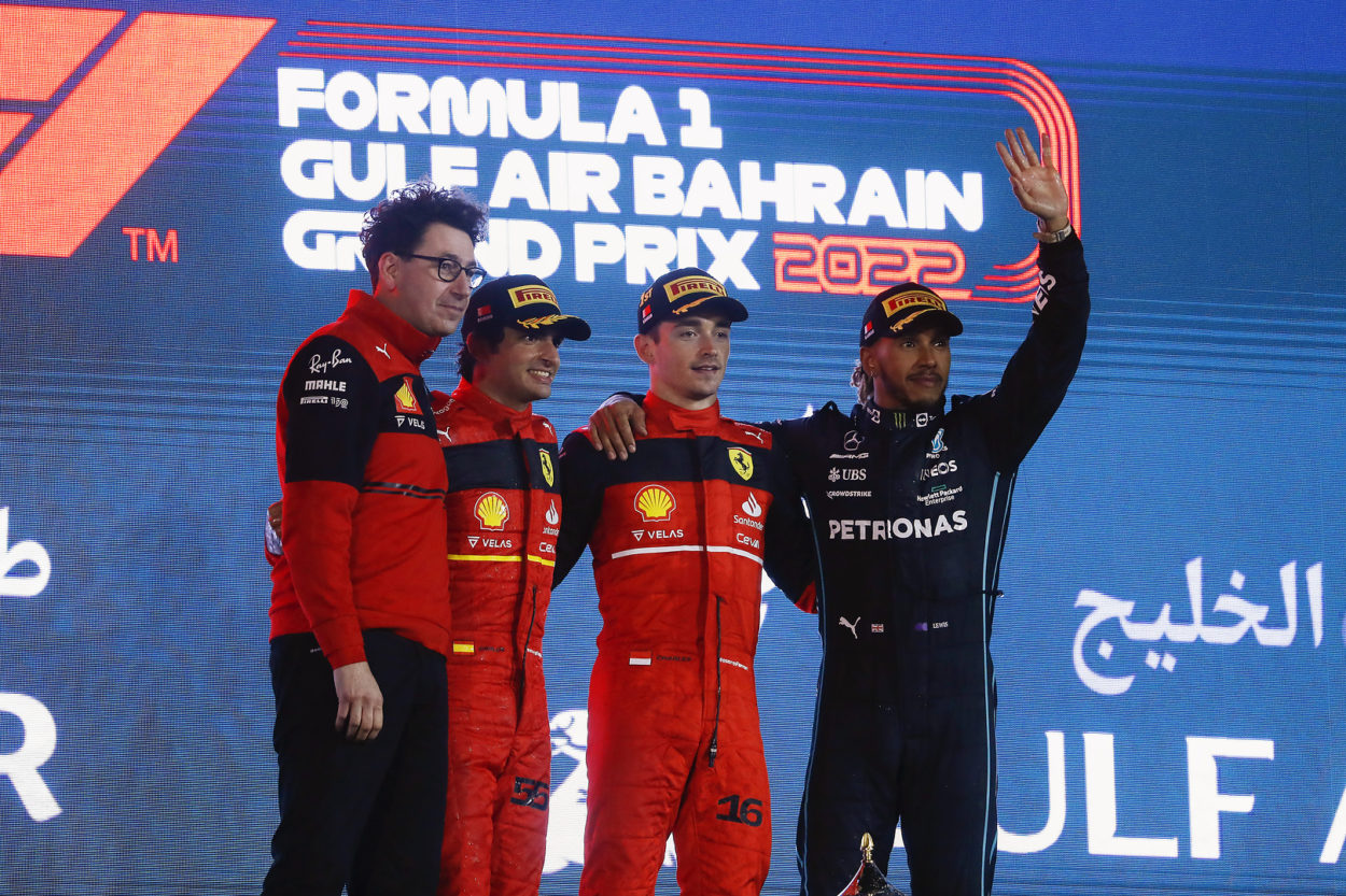 F1 | GP Bahrain 2022, Statistiche: Leclerc alla prima come pochi in Ferrari, Magnussen fa volare la Haas Podio Bahrain F1 2022