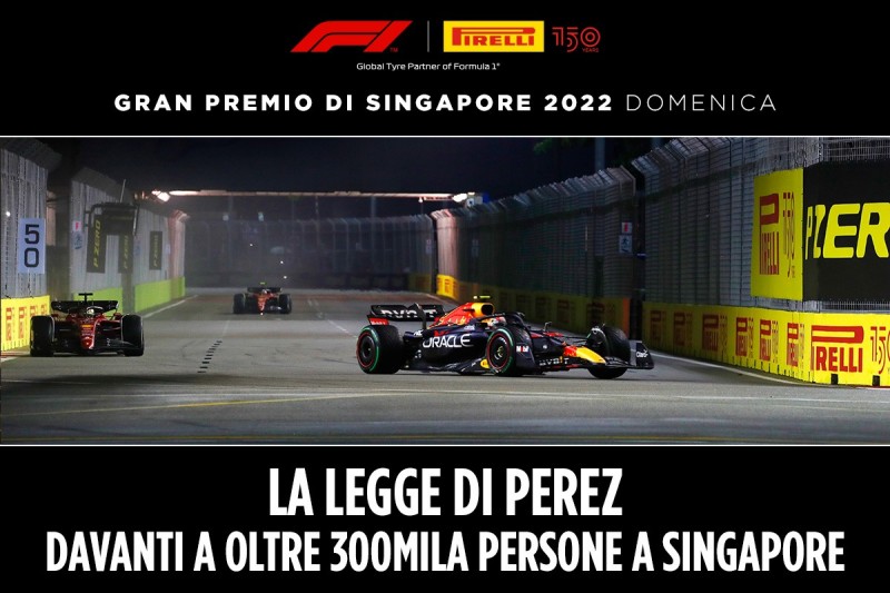 F1 | GP Singapore 2022: le infografiche post gara Pirelli