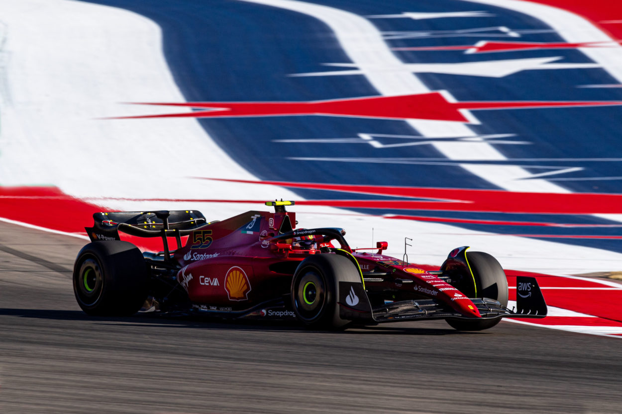 F1 | GP Stati Uniti 2022, Statistiche: Negli USA, McLaren mai così indietro sotto la bandiera a scacchi da oltre 50 anni. Red Bull da 18 gare in Top2 F1 2022 - Stati Uniti - Sainz (Ferrari)