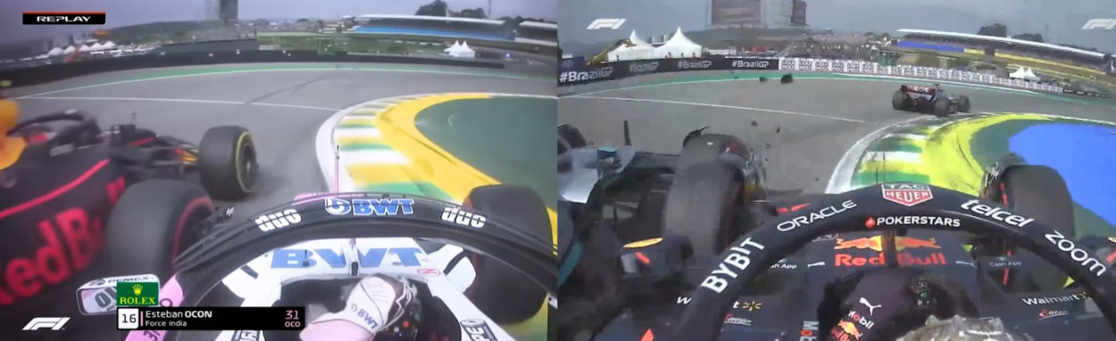 F1 | GP San Paolo 2022, analisi incidente Verstappen - Hamilton: nessuno dei due vuole mollare, ma le linee guida FIA di marzo inchiodano i commissari sulla penalità