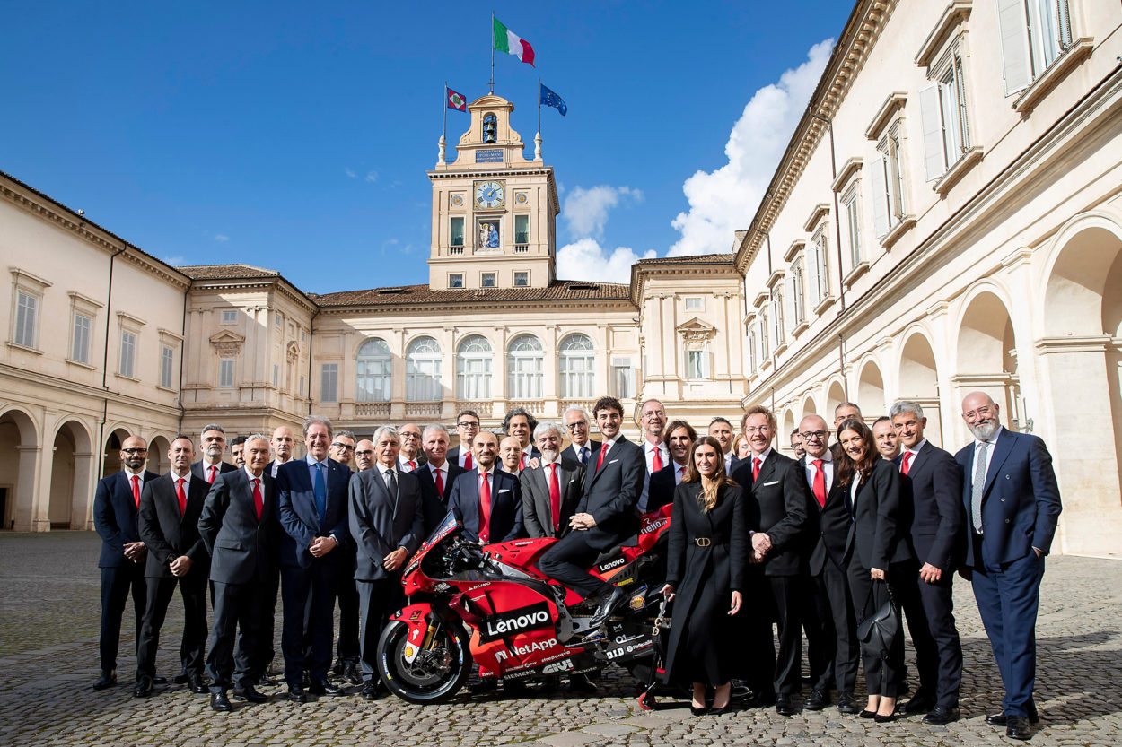 MotoGP | Bagnaia e Ducati ricevuti al Quirinale dal Presidente della Repubblica Sergio Mattarella