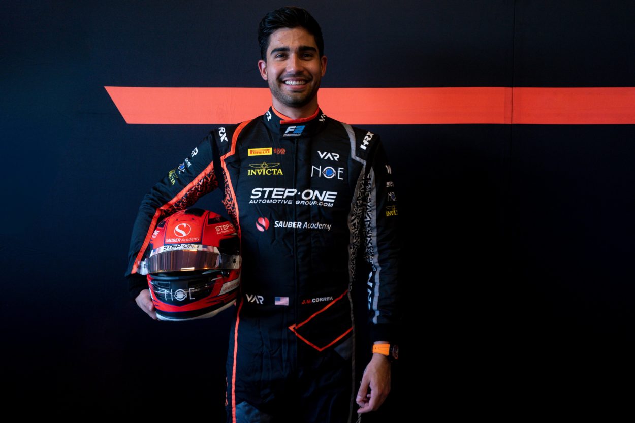 F2 | Juan Manuel Correa torna a tempo pieno nella serie cadetta con van Amersfoort Racing
